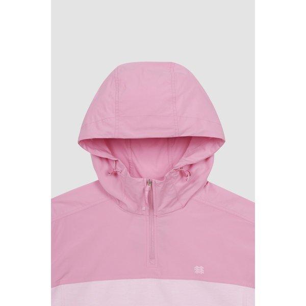 Kolon SporTS Women S Hybrid Hooded Zip Up T ShirT TvTbS25412pin