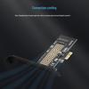 JiaYi SK1 M.2 To PCIe 3.0 X1 NVMe Adapter (M Key, No SATA NGFF Support)