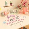 Early Sleep Early Self-discipline Wall Stickers Inspirational Text Stickers for Girls Room Layout Bedroom Wall Decoration