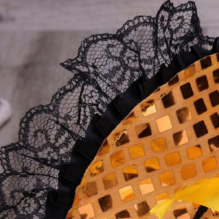 Halloween Witch Hat Pointed for Rhinestone Decor Cap Sorcerer Cap Masquerade Headwear Cosplay Headdress for Halloween Pa