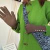 Korean Style Autumn/Winter Pearl Fingerless Touchscreen Wool Gloves for Women