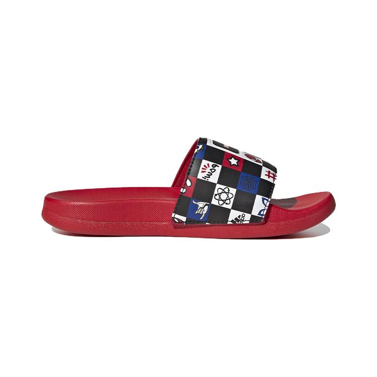 Children Aged 3 7 Years Old Disney X Adidas Adilette Comfort Comfortable Kids' Home Slippers Red HP7758