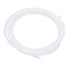 6.56FT 2M PTFE Tube White Low Resistance Star Shaped Inner Wall PTFE Tubing for 1.75mm Filament High Flexibility Compatible with Most 3D Printers