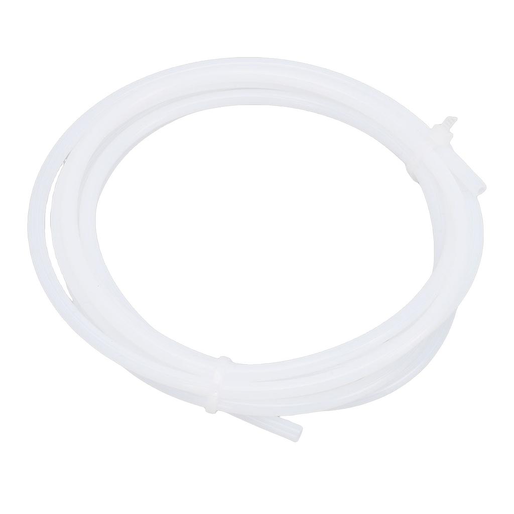 6.56FT 2M PTFE Tube White Low Resistance Star Shaped Inner Wall PTFE Tubing for 1.75mm Filament High Flexibility Compatible with Most 3D Printers