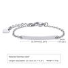 A Variety Of Children'S Curved Brand Stainless Steel Gold Bracelet Women, Fashionable Personality Can Be Engraved 798