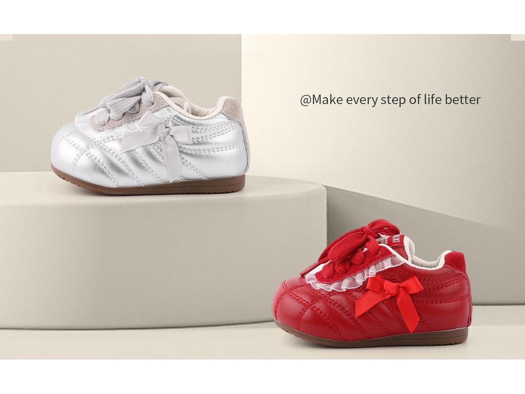 Children's Spring Skate Shoes: Non-slip, Soft Sole, Stylish & Versatile for Girls