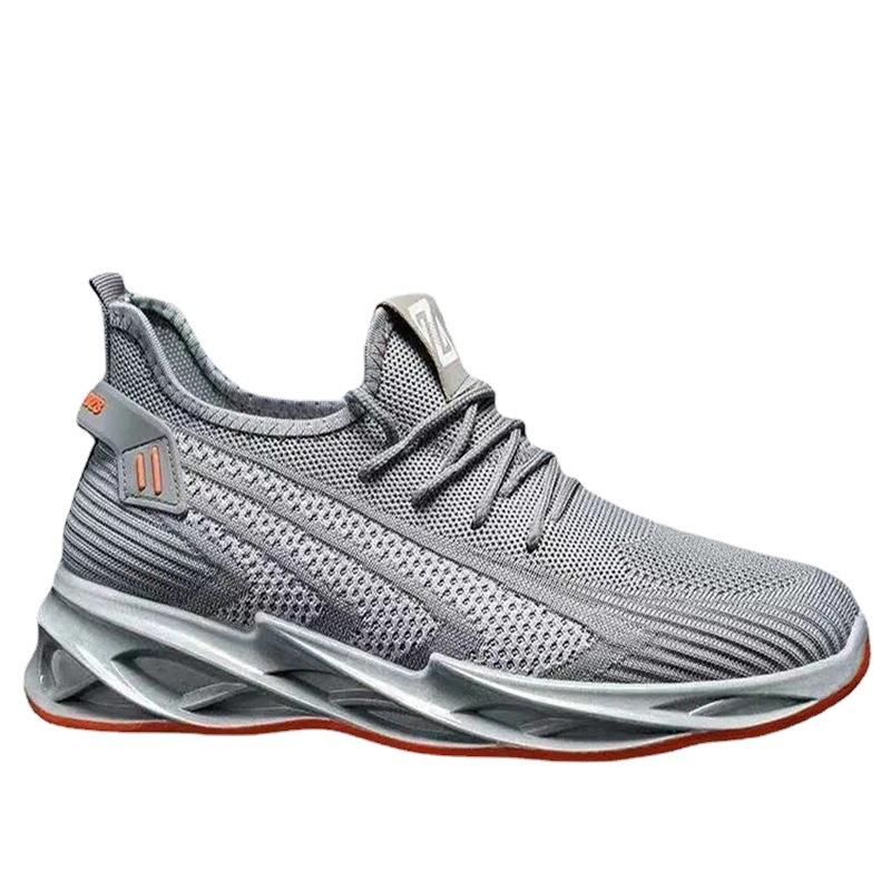 Fashion Men's lightweight mesh breathable casual sports shoes summer soft sole comfort anti slip outdoor running shoes fashion sneakers