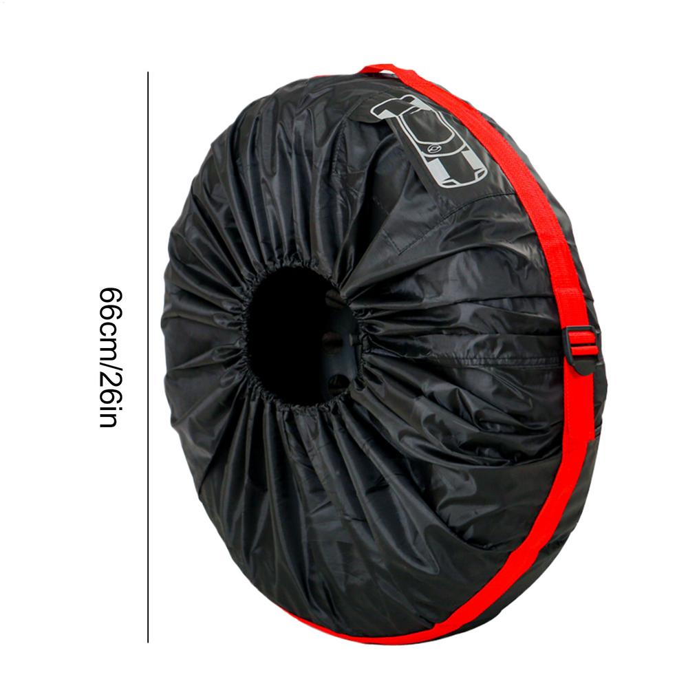 

66CM/88CM RV Tire Covers Waterproof Trailer Tire Cover Set of 4 Sun Rain Snow Protector Dustproof Portable Tyre Storage Bag