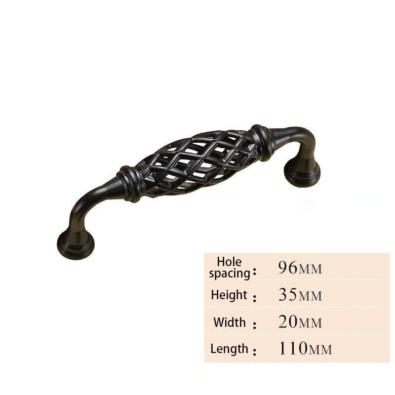 High-quality Zinc Alloy Matte Black Nickel Kitchen Cabinet Handle For Versatile Use