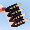 4PCS/Set Women Girls Candy Colors Flat No Indentation Hairpins Sweet Hair Clips Barrettes Headband Hair Accessories