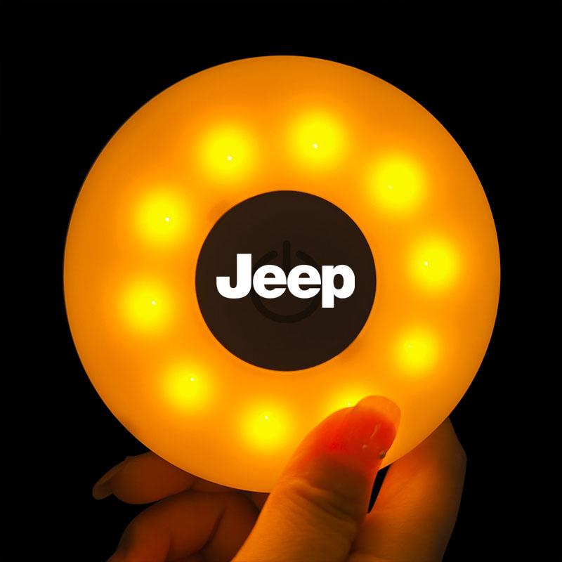LED Touchleuchte Kabellose Auto Innenbeleuchtung Auto Dachhimmel Leselampe Für Jeep Big Wrangler Grand Cherokee New Energy Gladiator SRT Wrangler