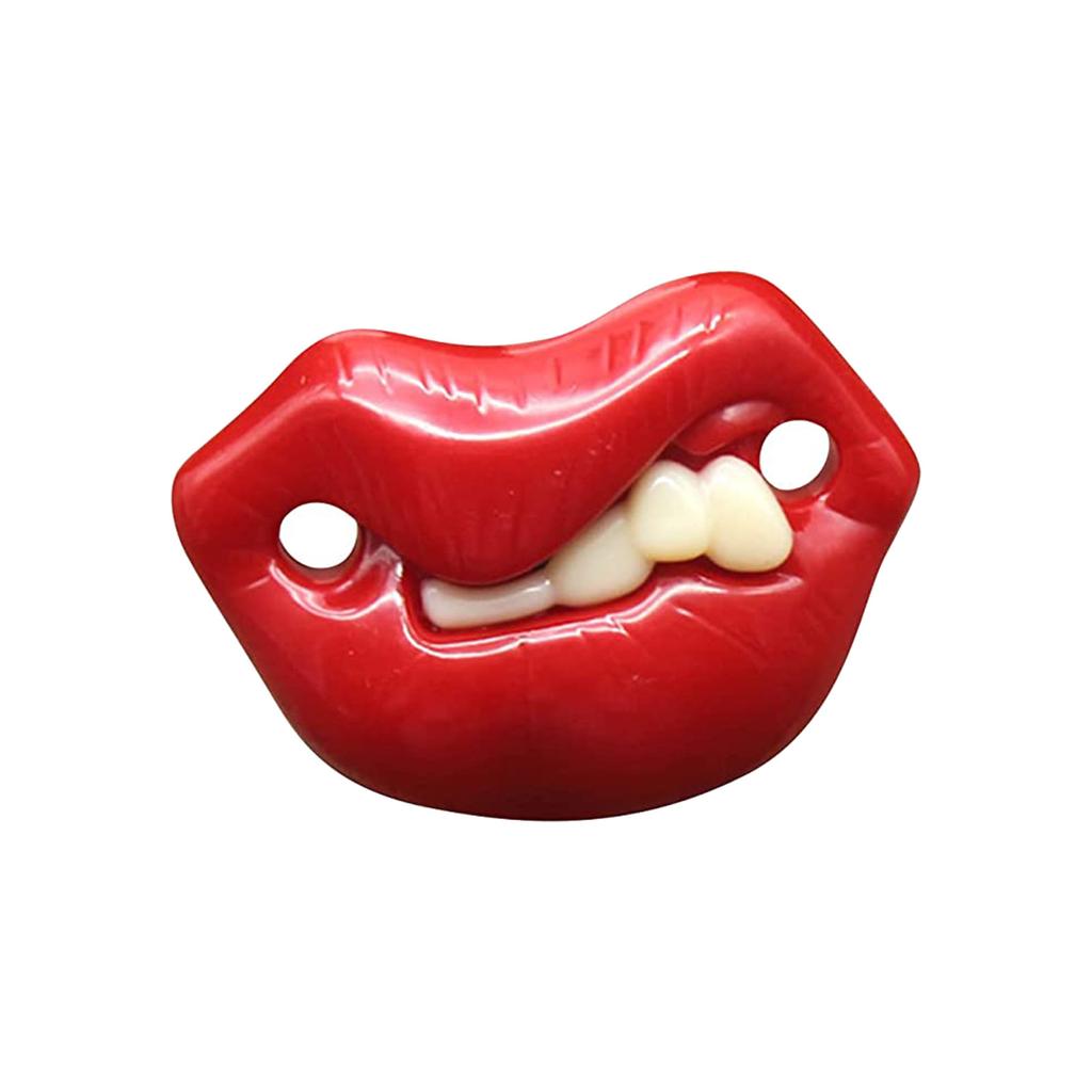 Ciuccio divertente in silicone per bambini Barba Denti Ciuccio divertente da cowboy Tycoon per bambini Ciuccio divertente, Ciuccio divertente in silicone morbido Divertenti capezzoli finti Denti Gomma - Ciuccio per denti