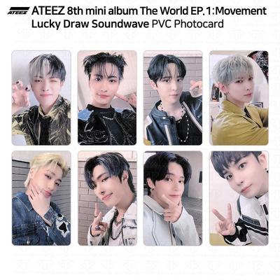 Die Welt EP.1 Bewegung Soundwave 1. Verlosung PVC Fotokarte KPOP