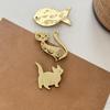Fashion Punk Style Cat Fish Fox Badge Men'S Suit Collar Pin Animals Brooch Suit Wedding Jewelry Gift