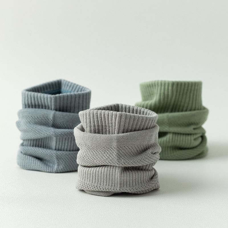 Șosete de vară pentru bărbați, din plasă respirabilă, subțiri, până la jumătatea gambei: Stil Simplu și Elegant, Culoare Curată și Revigorantă, Șosete Scurte Casual