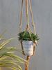 4Pcs Macrame Plant Hanger Flower Pot Holder Handmade Hanging Basket Balcony Decorations Boho Garden Decoration Courtyard Decor