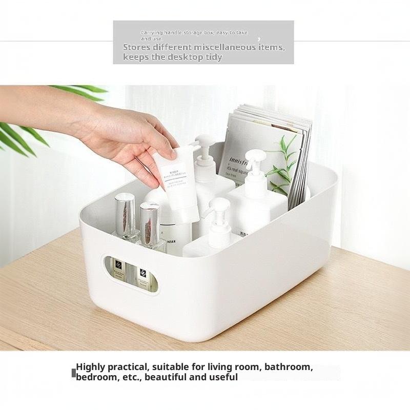 Plastic Storage Bins with Ergonomic Grip Handles Durable Heavy Duty Storage Containers for Kitchen Bulk Item Storage