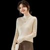 Women's 100% Wool Half-High Collar Sweater