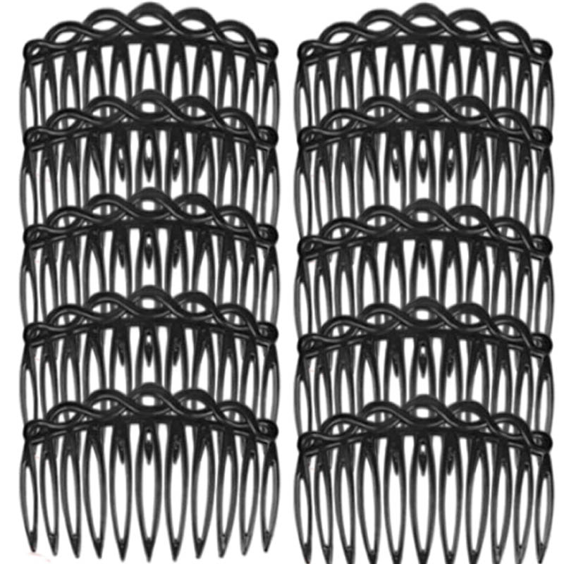 1/10pcs New Women Brides Wedding Veil Hair Combs French Combs Korean Retro Bangs Comb Hairpin Style Insert Comb