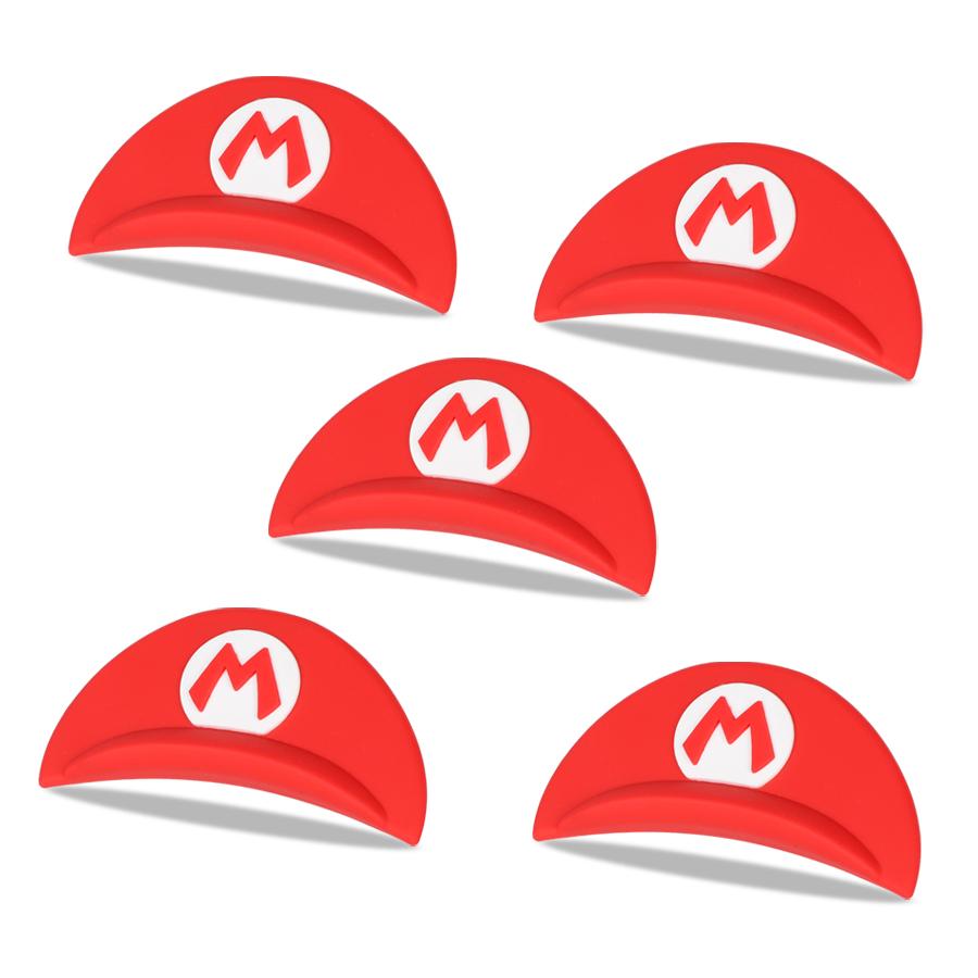 Suitable for most car models 3D Waterproof Christmas Santa Hat Stickers for Tesla Personalized Creative Car Logo