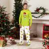 Parent-child Christmas Print Home Suit Long-sleeved Top And Pants
