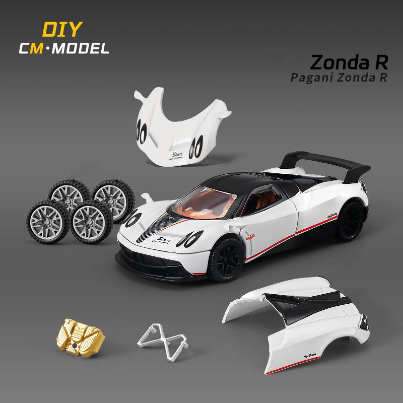 

Removable Assembly Version 1:43 Pagani Zonda R AE86 Alloy Modified Car Model Diecasts Metal Sports Vehicles Car Model Kids Gifts
