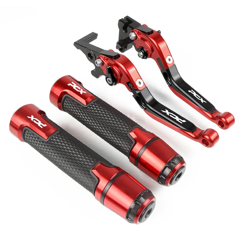 PCX125 PCX150 All Year Motorcycle Adjustable Brake Clutch Lever 7/8" 22MM Handlebar Grips Accessories For Honda PCX 125 PCX