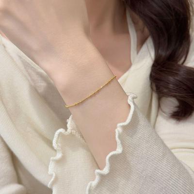 Exquisites S925 Silber Funkelndes Diamantarmband - Minimalistischer, Vielseitiger Handschmuck für Damen