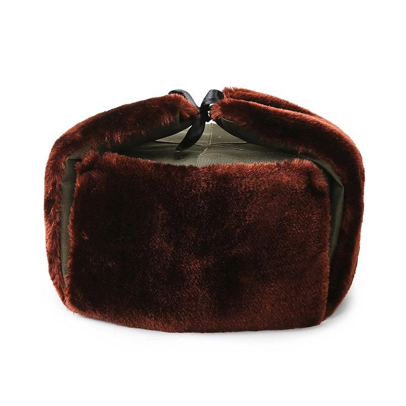 New old-fashioned men and women can wear thickened warm and cold-proof ear protection neck windproof imitation fox hair