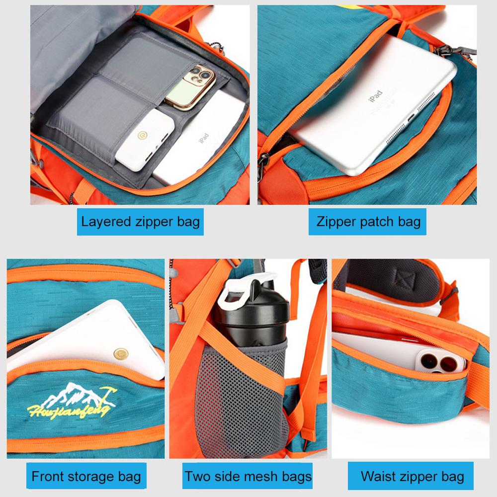 40L Hiking Backpack Lightweight Outdoor Sports Short Distance Trip Backpack Camping Essentials Bag Men Women Adventure Bag