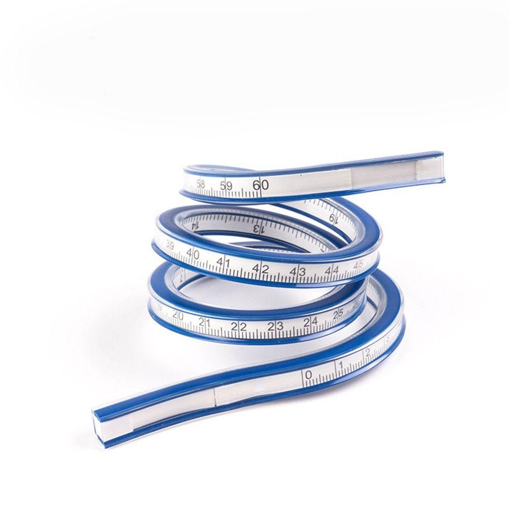 

Канцелярский инструмент для рисования Чертежный чертежный инструмент Змеевидная линейка Гибкая криволинейная линейка Линейка для деления 30cm