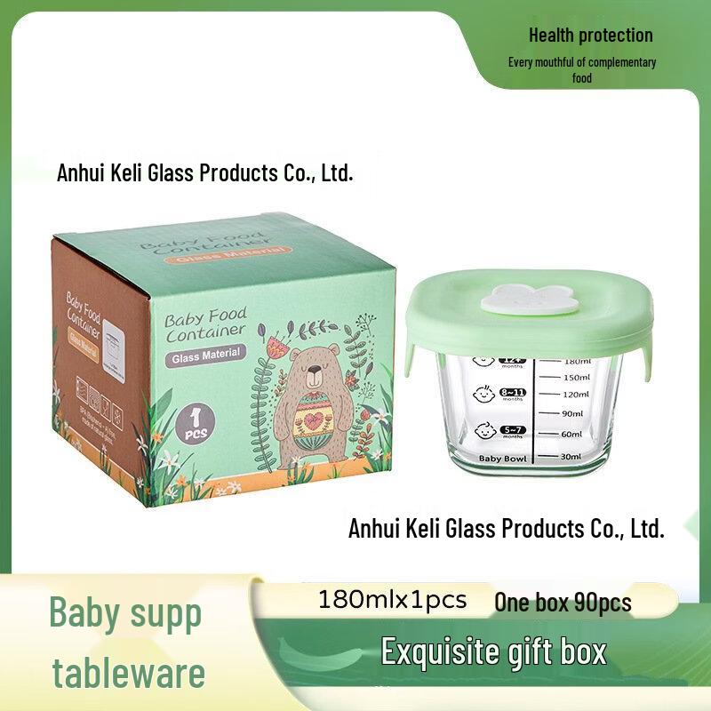 Abay Baby Food Glass Storage Box