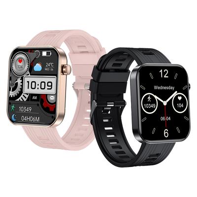 Rainbuvvy FW10 Akıllı Saat 1.96 inç TFT 240x282 Bluetooth Çağrı 300mAh IP67 Su Geçirmez Android İşletim Sistemi Spor Saati Çoklu Spor Modunu Destekler