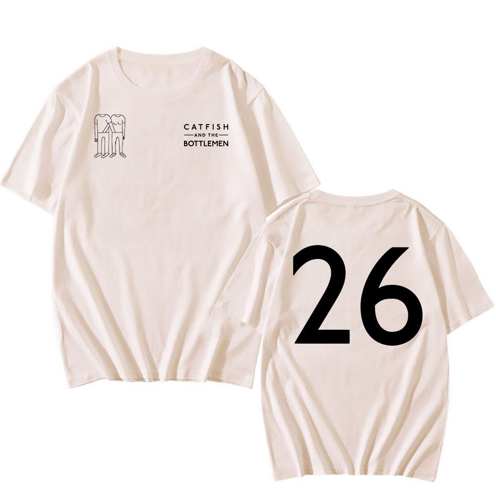Rock Band Catfish and The Bottlemen Tshirts The Balcony Anniversary Album Print T-shirt Cotton Mens Tees Grunge T Shirts XS