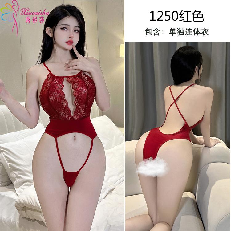 Sex Lingerie Sexy Pajamas Small Breasts Shame Onesie Female Seduction Bed Free Transparent Passion Bed Clothes