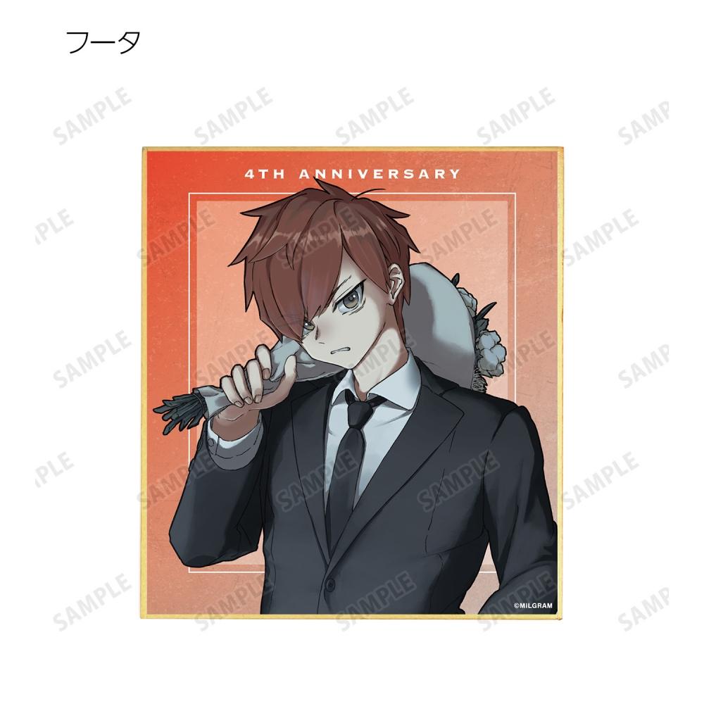 Null Milgram Newly Drawn 4th Anniversary Ver. Trading  Mini Shikishi 1box 11p
