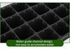 Set de 5 plateaux de semis 200 alvéoles Noir