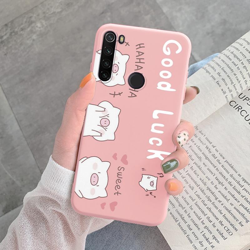 For Redmi Note 8 Pro 8T Back Cover Protective Case Soft Silicone Cute Cartoon Cat Frog Funda Phone Case For Xiaomi Redmi Note 8