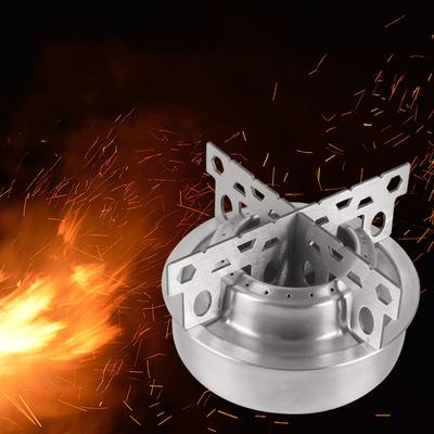 Alcohol Stove With Windscreen Ultralight Camping Alcohol Burner Portable Alcohol Stove Aluminum Backpacking Alcohol Stove Outdoo