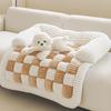 Couch Cover For Dogs Washable 27.56 Inch Square Thick Non-Slip Pad Washable Cat Couch Bed For Furniture Protection Home