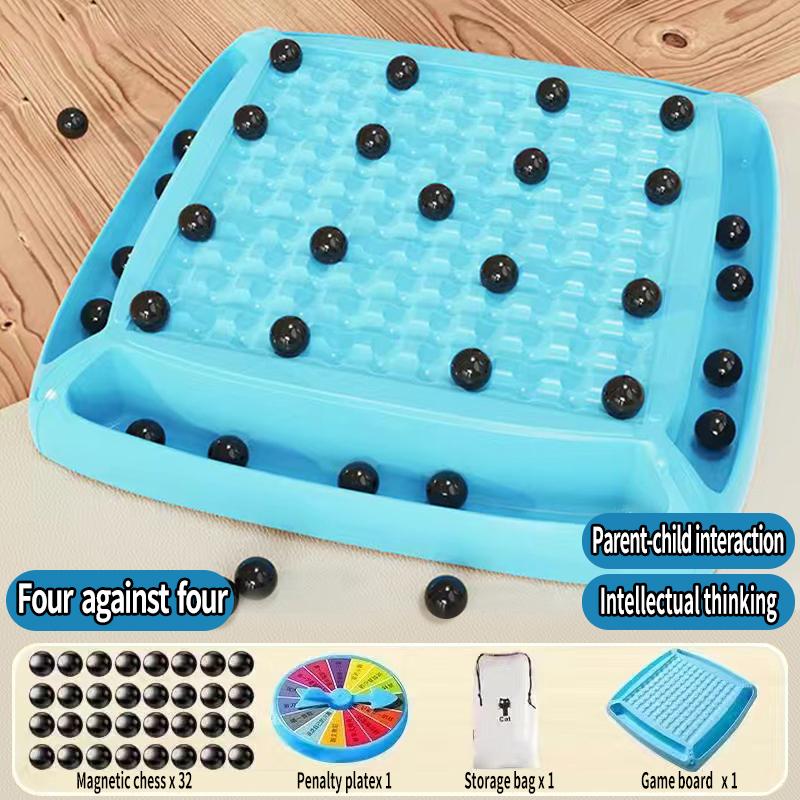 Magnetism -sensing Chess Table Toys Child Puzzle Magnetism Game Pieces Parent-child Interactive Play Logical Exercise Toys