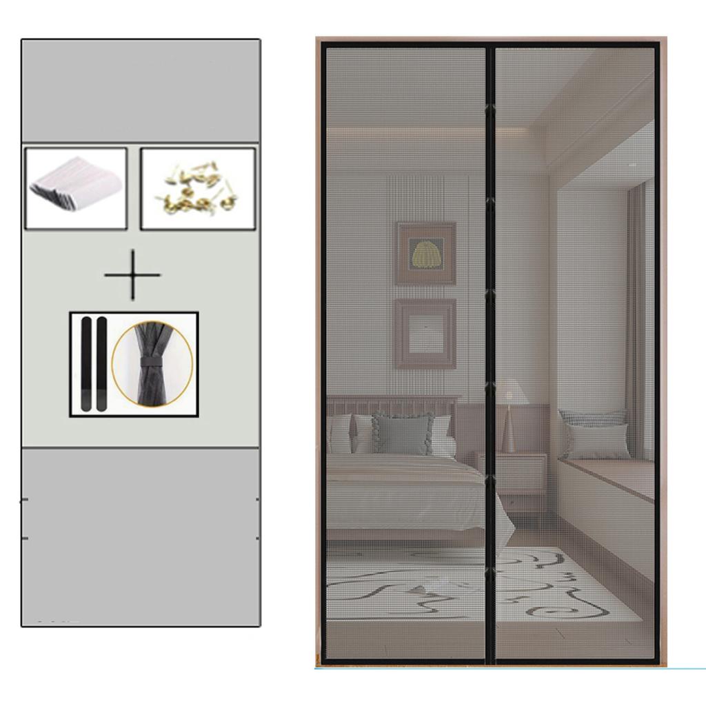 Magnetic Door Curtain Anti Mosquito Closing Door Screen Net Anti Bug Fly Insect Partition Curtain Mesh Summer Indoor Tools