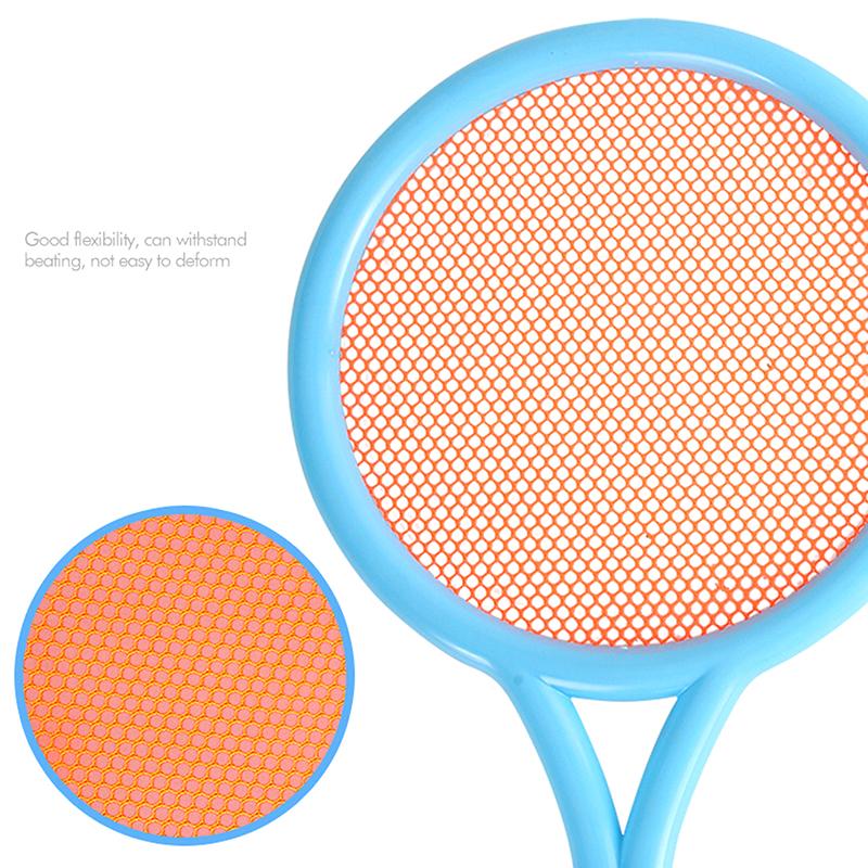 Kids Badminton Rackets Set Lightweight Children Tennis Badminton Toy Children Tennis Racquets With Balls For Family Game