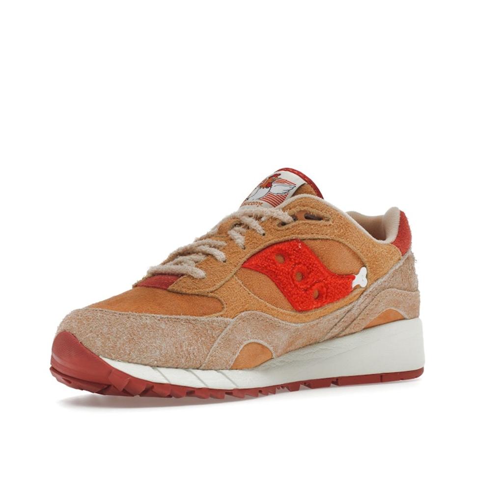 Saucony END. x Shadow 6000 Fried Chicken Unisex Sneakers Brown Mustard S70731-1