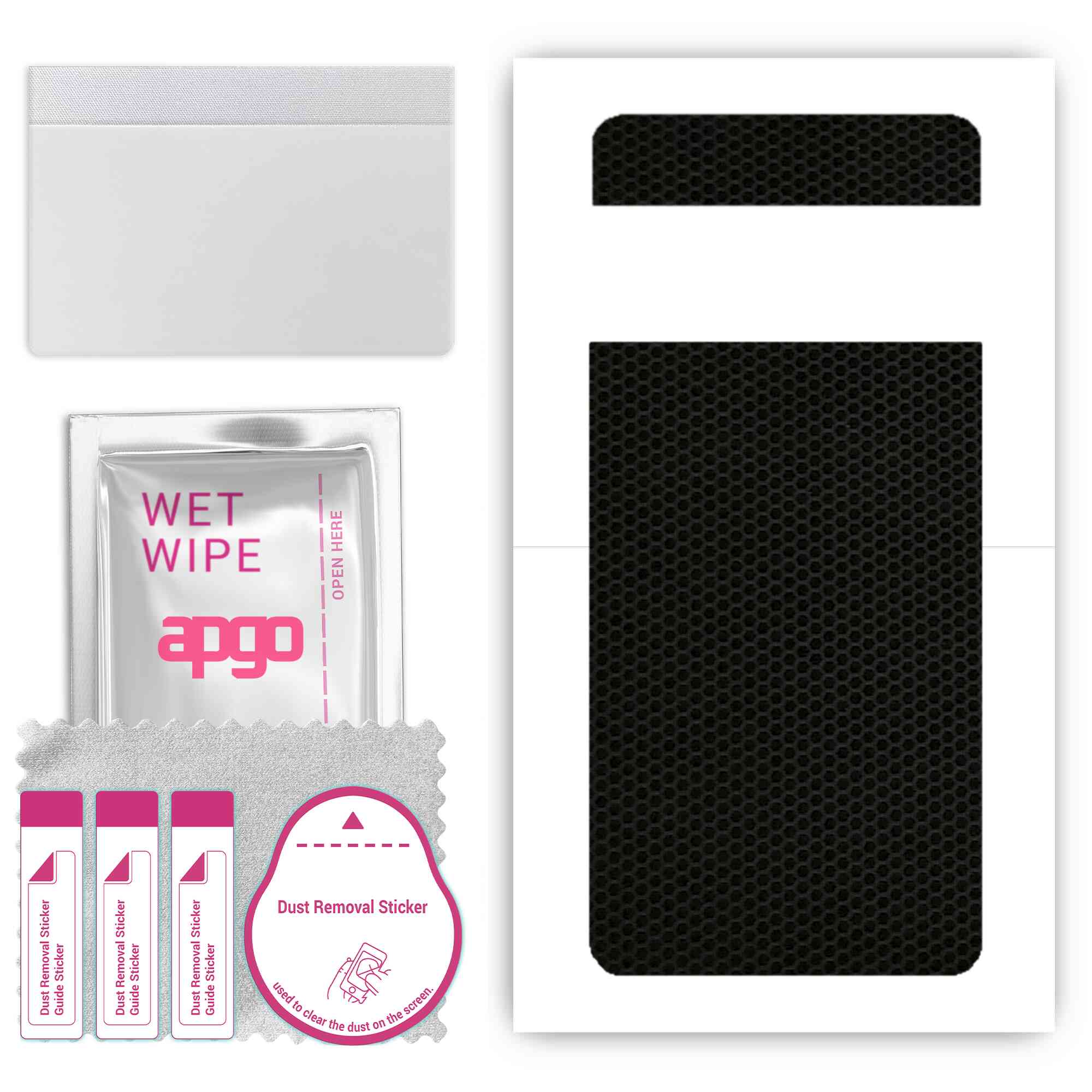 

apgo Protective Skin Sticker for the back compatible with Google Pixel 6 Pro, Wrap Film, Foil, Vinyl - Pattern Matrix
