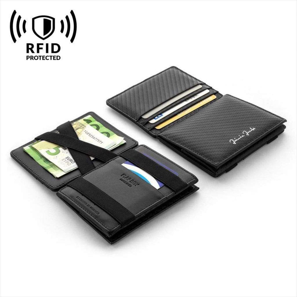 [Jaimie Jacobs] FLAP BOY Magic Wallet (Skimming-Proof, Ultra-Compact, Gift Box Included) [Authorized Retailer] (Exclusive Japan Distribution Rights)