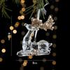 Snowflake Christmas Tree Ornaments Acrylic Crystal Hanging  Merry Christma