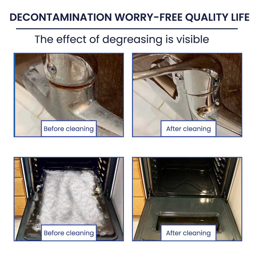 Foam Spray Oven Cleaner Deep Cleaner Stubborn Grease Remover for Cleaning Pots Stove Pot Bottom