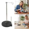 Telescoping Sewing Machine Thread Holder with Metal Base Adjustable Height Thread Spool Stand for Quilting Tailoring