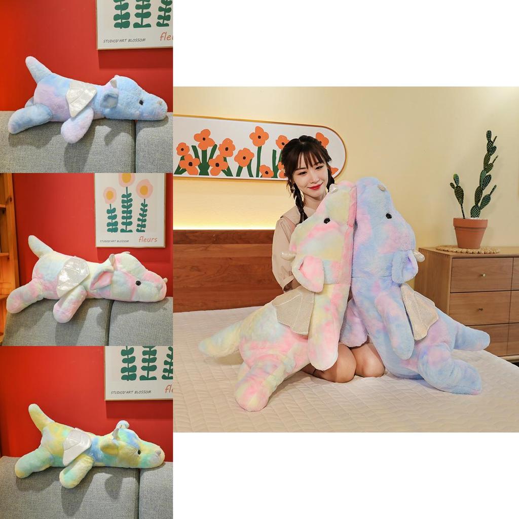 Cute Vibrant Dinosaur Plush Pillow Toy Soft And Cuddly Anime Figure